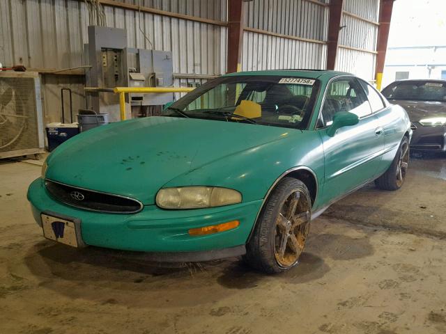 1G4GD2211W4703897 - 1998 BUICK RIVIERA TEAL photo 2