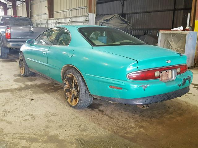 1G4GD2211W4703897 - 1998 BUICK RIVIERA TEAL photo 3