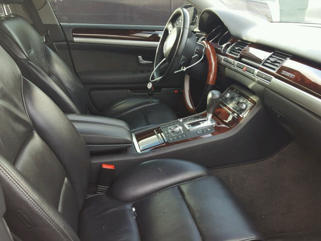 WAULV44E07N025115 - 2007 AUDI A8 4.2 QUA BLACK photo 5