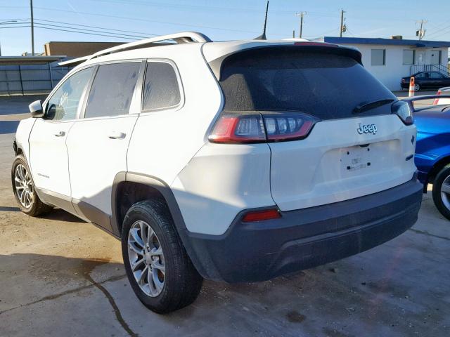 1C4PJLLB3KD129419 - 2019 JEEP CHEROKEE L WHITE photo 3