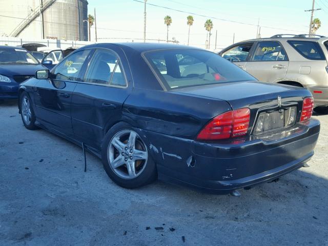 1LNHM87A62Y688932 - 2002 LINCOLN LS BLACK photo 3