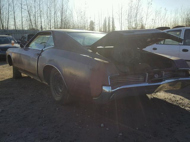 494876H940210 - 1966 BUICK RIVIERA MAROON photo 3