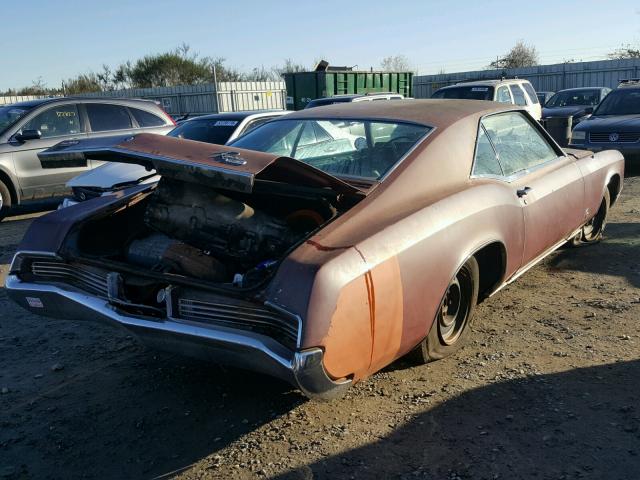 494876H940210 - 1966 BUICK RIVIERA MAROON photo 4