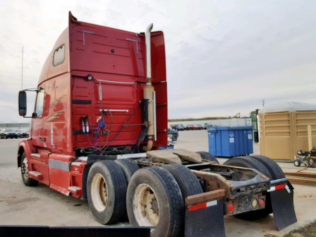 4V4NC9GH63N349379 - 2003 VOLVO VN VNL RED photo 3