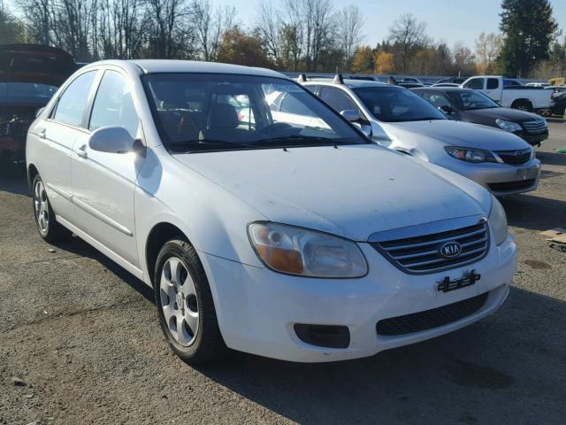 KNAFE121585533948 - 2008 KIA SPECTRA EX WHITE photo 1