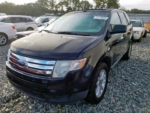 2FMDK36C28BA45705 - 2008 FORD EDGE SE BLUE photo 2