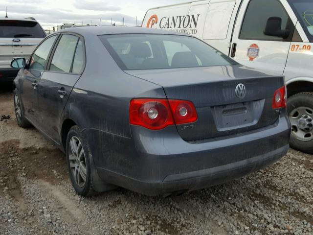 3VWRT71K66M752571 - 2006 VOLKSWAGEN JETTA TDI GRAY photo 3