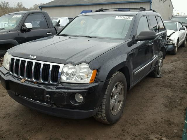 1J4HR58225C534080 - 2005 JEEP GRAND CHER BLACK photo 2