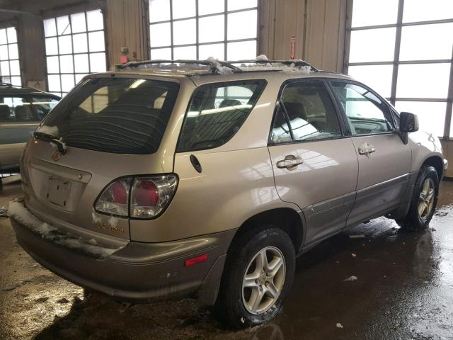 JTJHF10U010186387 - 2001 LEXUS RX 300 GOLD photo 4