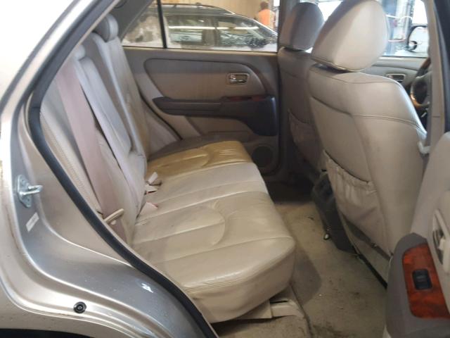 JTJHF10U010186387 - 2001 LEXUS RX 300 GOLD photo 6