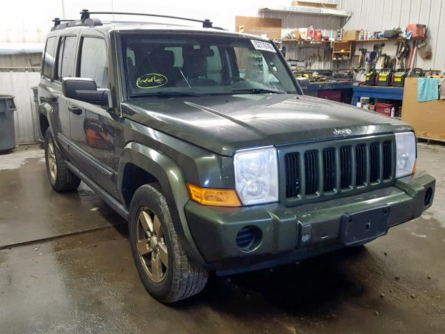 1J8HG48K36C252028 - 2006 JEEP COMMANDER მწვანე ფოტო 1