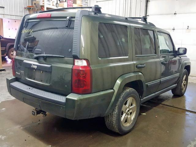 1J8HG48K36C252028 - 2006 JEEP COMMANDER მწვანე ფოტო 4