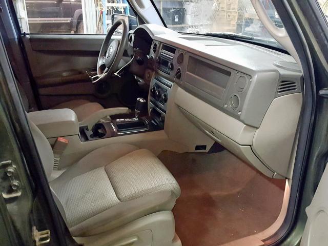1J8HG48K36C252028 - 2006 JEEP COMMANDER მწვანე ფოტო 5