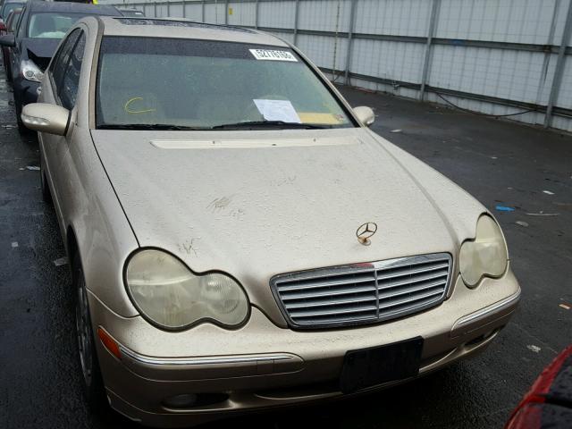 WDBRF61J02F144937 - 2002 MERCEDES-BENZ C 240 GOLD photo 9