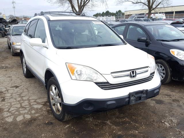 JHLRE38708C025943 - 2008 HONDA CR-V EXL WHITE photo 1