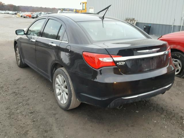 1C3CCBCG4EN158655 - 2014 CHRYSLER 200 LIMITE BLACK photo 3