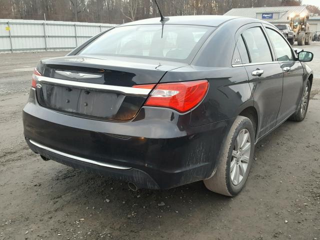 1C3CCBCG4EN158655 - 2014 CHRYSLER 200 LIMITE BLACK photo 4