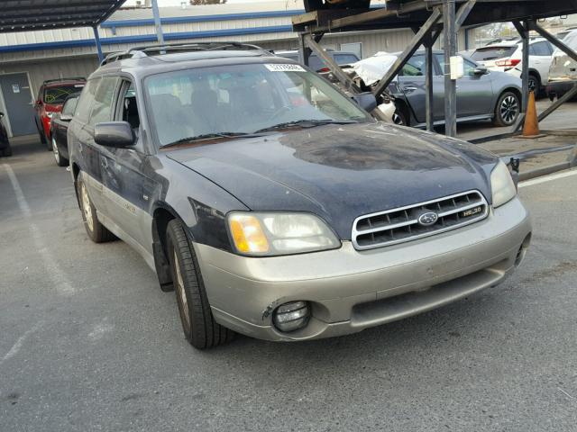 4S3BH896027618629 - 2002 SUBARU LEGACY OUT BLACK photo 1