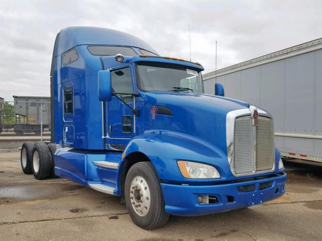 1XKAD49X6BJ278239 - 2011 KENWORTH CONSTRUCTI BLUE photo 1