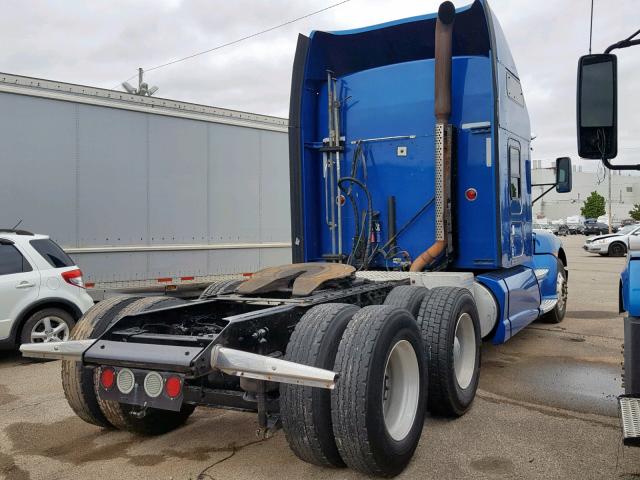 1XKAD49X6BJ278239 - 2011 KENWORTH CONSTRUCTI BLUE photo 4