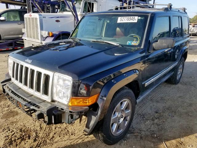 1J8HG58256C348992 - 2006 JEEP COMMANDER 黑色 照片 2