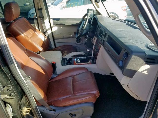 1J8HG58256C348992 - 2006 JEEP COMMANDER 黑色 照片 5