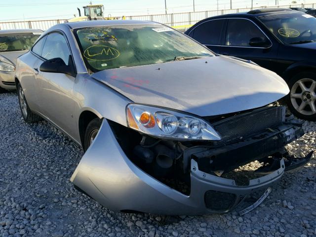 1G2ZH18N674202063 - 2007 PONTIAC G6 GT SILVER photo 1