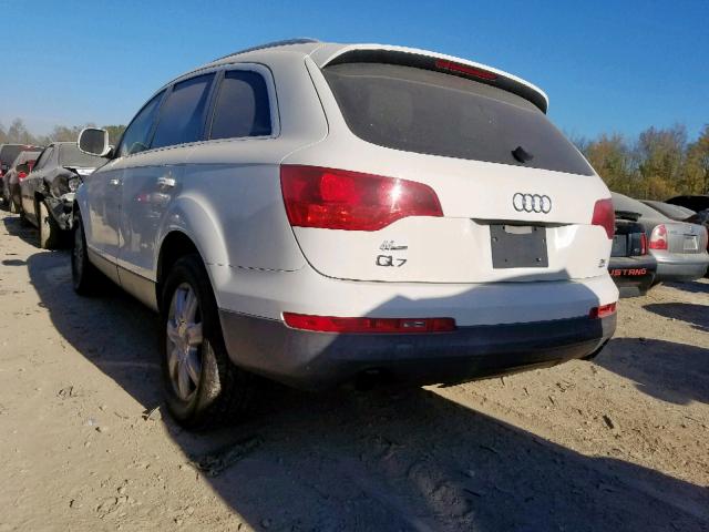 WA1BY74L47D062416 - 2007 AUDI Q7 3.6 QUA WHITE photo 3