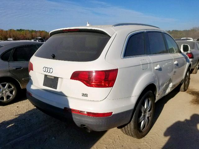 WA1BY74L47D062416 - 2007 AUDI Q7 3.6 QUA WHITE photo 4