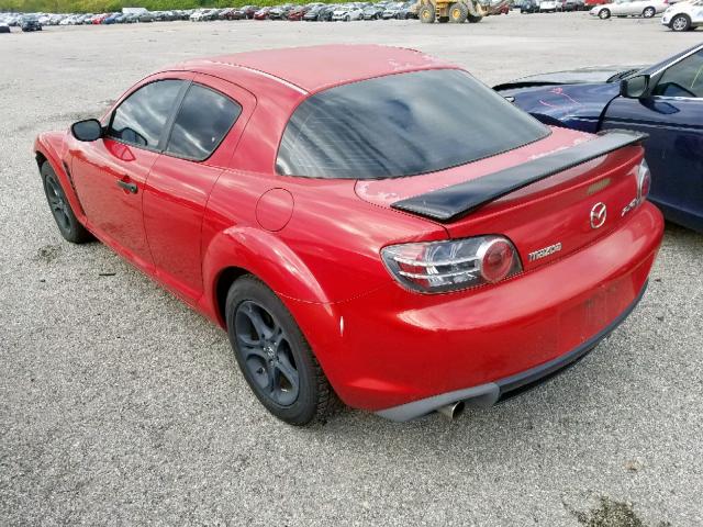 JM1FE17N950160355 - 2005 MAZDA RX8 RED photo 3