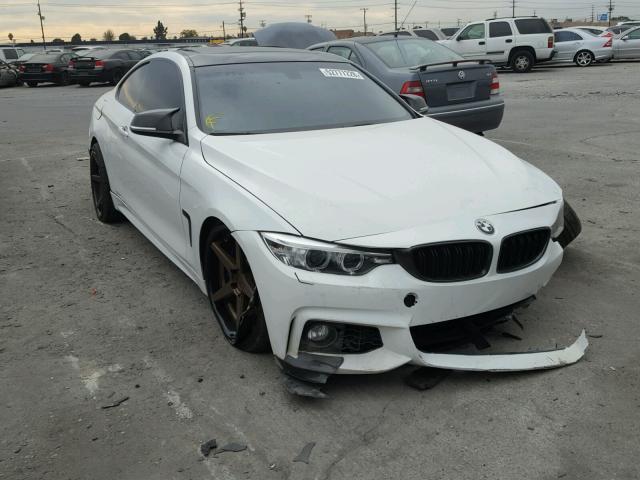 WBA3R1C50FK193759 - 2015 BMW 435 I WHITE photo 1