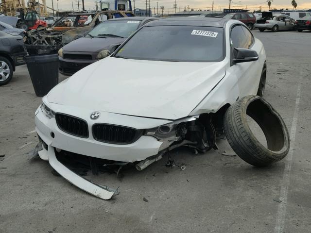 WBA3R1C50FK193759 - 2015 BMW 435 I WHITE photo 2