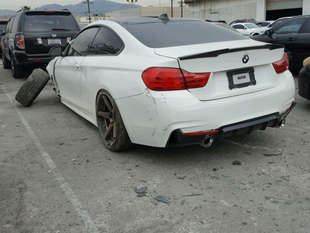WBA3R1C50FK193759 - 2015 BMW 435 I WHITE photo 3