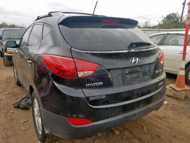 KM8JUCACXDU584095 - 2013 HYUNDAI TUCSON GLS BLACK photo 3