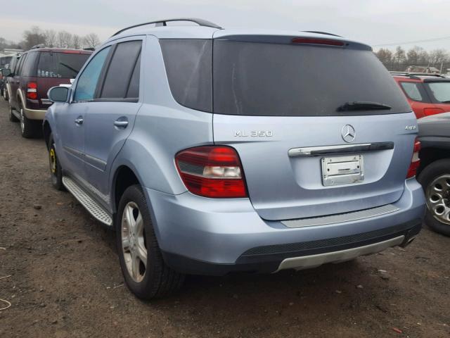 4JGBB86E68A366289 - 2008 MERCEDES-BENZ ML 350 BLUE photo 3