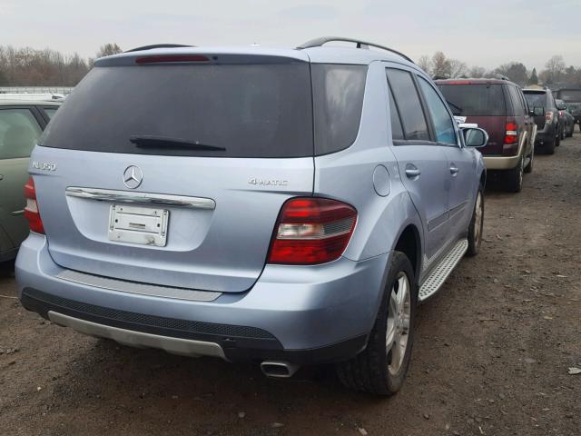 4JGBB86E68A366289 - 2008 MERCEDES-BENZ ML 350 BLUE photo 4