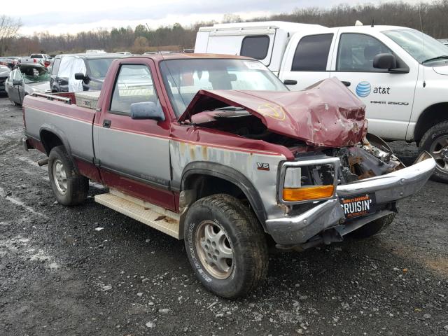 1B7GG26X3SS203059 - 1995 DODGE DAKOTA TWO TONE photo 1