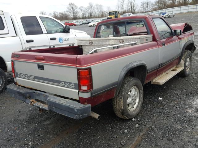 1B7GG26X3SS203059 - 1995 DODGE DAKOTA TWO TONE photo 4