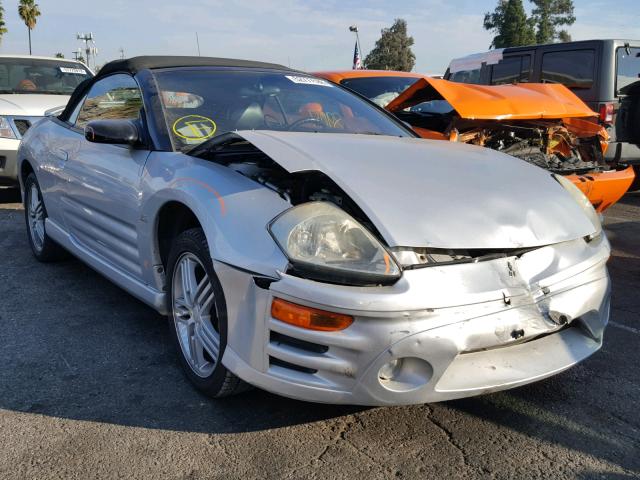 4A3AE55HX4E075067 - 2004 MITSUBISHI ECLIPSE SP SILVER photo 1