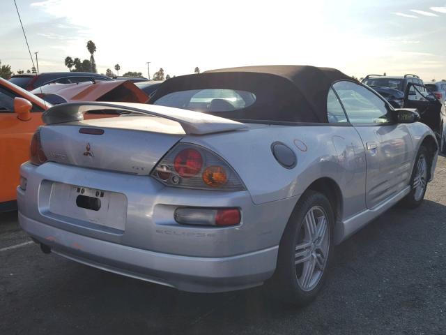 4A3AE55HX4E075067 - 2004 MITSUBISHI ECLIPSE SP SILVER photo 4