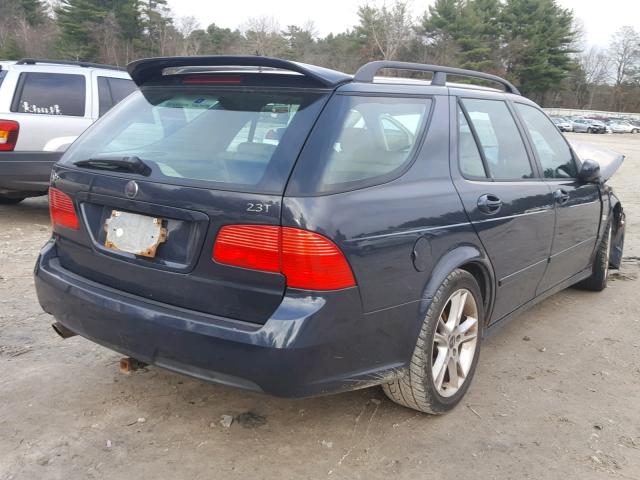 YS3ED55G673509556 - 2007 SAAB 9-5 2.3T BLUE photo 4