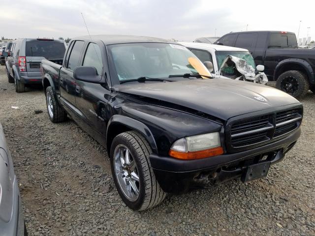 1B7HL38N02S558711 - 2002 DODGE DAKOTA QUA BLACK photo 1