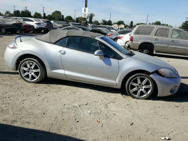 4A3AL35T17E005721 - 2007 MITSUBISHI ECLIPSE SP SILVER photo 9