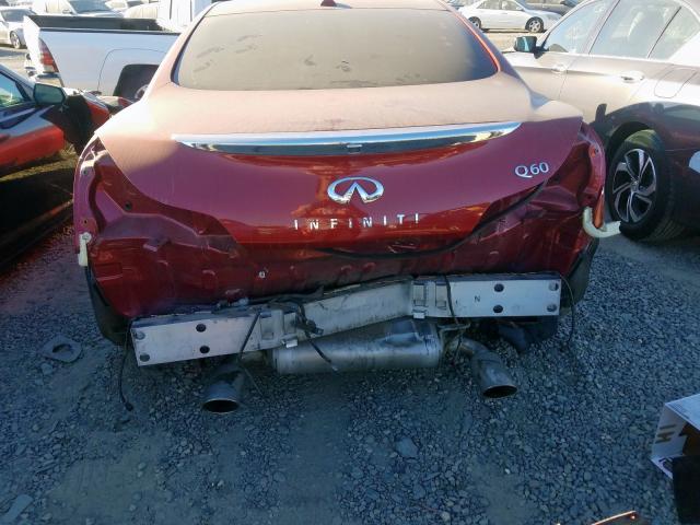 JN1CV6EK3EM110734 - 2014 INFINITI Q60 JOURNE RED photo 9