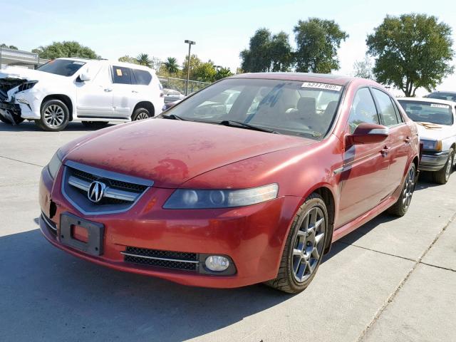 19UUA76537A039195 - 2007 ACURA TL TYPE S RED photo 2