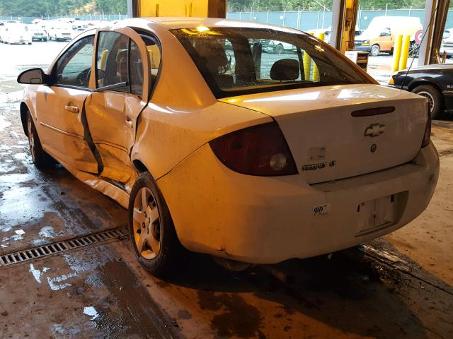 1G1AL55F577164411 - 2007 CHEVROLET COBALT LT WHITE photo 3