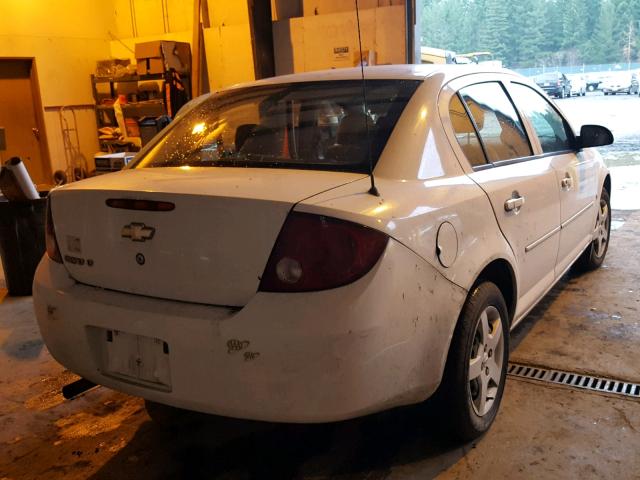 1G1AL55F577164411 - 2007 CHEVROLET COBALT LT WHITE photo 4