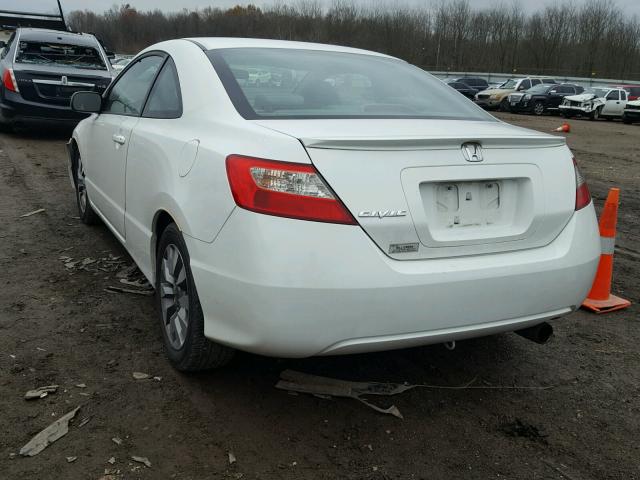 2HGFG12909H517994 - 2009 HONDA CIVIC EXL WHITE photo 3