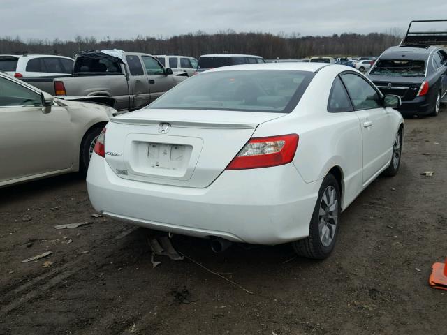 2HGFG12909H517994 - 2009 HONDA CIVIC EXL WHITE photo 4