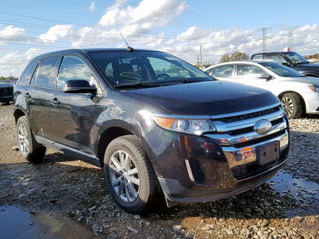 2FMDK3JC0DBC48836 - 2013 FORD EDGE SEL BLACK photo 1